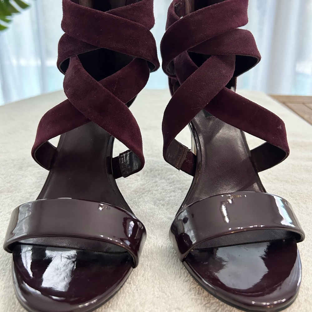 DKNY Iggi burgundy heels